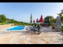 Casa vacanza Tonci - comfortable & surrounded by nature: H(8+2) Tucepi - Riviera Makarska  - Croazia - la piscina