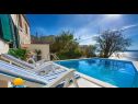 Casa vacanza Ned H(4+1) Tucepi - Riviera Makarska  - Croazia - la piscina