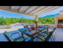 Casa vacanza Rusti - with pool: H(6) Vrgorac - Riviera Makarska  - Croazia - H(6): la terrazza