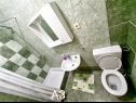 Appartamenti Mir - free parking: SA2(2), SA3(2), A4(2+2), A5(6+1) Zivogosce - Riviera Makarska  - Studio appartamento - SA3(2): il bagno con la toilette