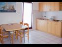 Appartamenti Marija - 30m from the beach: A1(4+1), A2(4+1), A4(2+1) Murter - Isola di Murter  - Appartamento - A4(2+1): la cucina con la sala da pranzo