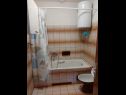 Appartamenti Bila - 15m from the sea: A1(6) Tisno - Isola di Murter  - Appartamento - A1(6): il bagno con la toilette