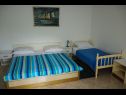 Appartamenti Zdravko - 150 m from sandy beach: SA1(3), SA2(3), A3(5) Duce - Riviera Omis  - Appartamento - A3(5): la camera da letto