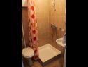 Appartamenti Zdravko - 150 m from sandy beach: SA1(3), SA2(3), A3(5) Duce - Riviera Omis  - Studio appartamento - SA1(3): il bagno con la toilette