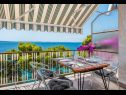 Appartamenti Milica - sea view : A1(2+2), A2(2+2) Krilo Jesenice - Riviera Omis  - Appartamento - A2(2+2): la terrazza