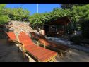 Casa vacanza Kuzma - sea view H(8+2) Lokva Rogoznica - Riviera Omis  - Croazia - H(8+2): la terrazza