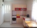 Appartamenti Vana - sea view A1(2+2), A2(2+2) Lokva Rogoznica - Riviera Omis  - Appartamento - A1(2+2): la cucina con la sala da pranzo