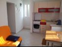 Appartamenti Vana - sea view A1(2+2), A2(2+2) Lokva Rogoznica - Riviera Omis  - Appartamento - A1(2+2): la cucina con la sala da pranzo