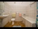 Appartamenti Saga - with swimming pool A2(2+1), A3(6+1) Lokva Rogoznica - Riviera Omis  - Appartamento - A2(2+1): il bagno con la toilette