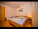 Appartamenti Saga - with swimming pool A2(2+1), A3(6+1) Lokva Rogoznica - Riviera Omis  - Appartamento - A2(2+1): la camera da letto