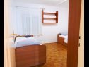 Appartamenti Ružica - 500 m from sea: A1(4+2) Omis - Riviera Omis  - Appartamento - A1(4+2): la camera da letto