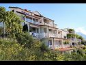 Appartamenti Ivo - sea view; A1(2+2), A3(2+2), A5(4), SA4(2+1), SA2(2+1) Pisak - Riviera Omis  - la casa