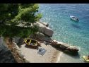 Appartamenti Mirja - only 50 m from sea: A1(2+2) Pisak - Riviera Omis  - la spiaggia