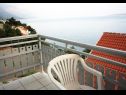 Appartamenti Šera - 50 m from beach: A1(4), A2(4), A3(2+2) Pisak - Riviera Omis  - Appartamento - A3(2+2): la terrazza