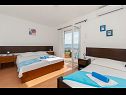 Appartamenti Franka - beautiful sea view & parking: A1(3), A2(2+2), A3(2+2), A4(3+1) Stanici - Riviera Omis  - Appartamento - A4(3+1): la camera da letto