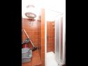 Appartamenti Branka - at the beach: A1(4), SA2(2) Stanici - Riviera Omis  - Appartamento - A1(4): il bagno con la toilette