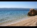 Appartamenti Branka - at the beach: A1(4), SA2(2) Stanici - Riviera Omis  - la spiaggia