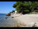 Appartamenti Branka - at the beach: A1(4), SA2(2) Stanici - Riviera Omis  - la spiaggia