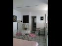 Appartamenti Branka - at the beach: A1(4), SA2(2) Stanici - Riviera Omis  - Studio appartamento - SA2(2): la sala da pranzo