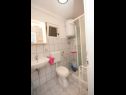 Appartamenti Branka - at the beach: A1(4), SA2(2) Stanici - Riviera Omis  - Studio appartamento - SA2(2): il bagno con la toilette