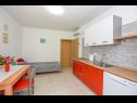 Appartamenti Neve - 50 m from beach: A4(5), A5(5), A3(2+1) Mandre - Isola di Pag  - Appartamento - A3(2+1): la cucina con la sala da pranzo