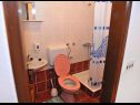 Appartamenti Draga - 15 m from pebble beach: SA1(4), A2(4+2), A4(3+1) Metajna - Isola di Pag  - Studio appartamento - SA1(4): il bagno con la toilette
