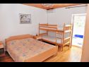 Appartamenti Draga - 15 m from pebble beach: SA1(4), A2(4+2), A4(3+1) Metajna - Isola di Pag  - Studio appartamento - SA1(4): la camera da letto