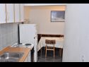 Appartamenti Draga - 15 m from pebble beach: SA1(4), A2(4+2), A4(3+1) Metajna - Isola di Pag  - Appartamento - A2(4+2): la cucina con la sala da pranzo