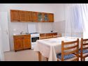 Appartamenti Draga - 15 m from pebble beach: SA1(4), A2(4+2), A4(3+1) Metajna - Isola di Pag  - Appartamento - A4(3+1): la cucina con la sala da pranzo