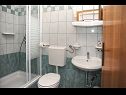 Appartamenti BRANO - with swimming pool A9(8+2), A10(4+2), SA11(5), SA12(5) Novalja - Isola di Pag  - Studio appartamento - SA11(5): il bagno con la toilette