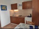 Appartamenti Nives - great location: A1(6), A5(2), A6(2), A7(2), A2(4), A3(3), A4(3) Novalja - Isola di Pag  - Appartamento - A7(2): la cucina con la sala da pranzo