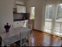 Appartamenti Mare - great location: A2(4), A3(3), A4(3) Novalja - Isola di Pag  - Appartamento - A2(4): la cucina con la sala da pranzo