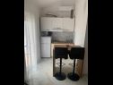 Appartamenti Jozefina - free WiFi: SA1(2), SA2(2) Novalja - Isola di Pag  - Studio appartamento - SA1(2): la cucina con la sala da pranzo