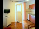 Appartamenti Stjepan - 10m from beach: A1(4+1), A2(2+2), A3(2+1) Pag - Isola di Pag  - Appartamento - A3(2+1): la cucina con la sala da pranzo