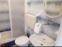 Appartamenti Jope - 60 m from beach: A1(4), A2(4), A3(4+2), A4(6+1), A5(4), A6(2), A7(2+1), A8(2+1), SA9(2), SA10(2), SA11(2) Stara Novalja - Isola di Pag  - Appartamento - A7(2+1): il bagno con la toilette