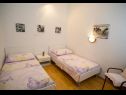 Appartamenti Ana - great location, near the beach A1(9), A2(4) Vlasici - Isola di Pag  - Appartamento - A2(4): la camera da letto