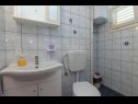 Appartamenti Krešo - 100 m from sea A1 desni(4), A2 lijevi(5), A3(2) Tkon - Isola di Pasman  - Appartamento - A1 desni(4): il bagno con la toilette