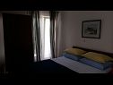 Appartamenti Daju - 3 colours: A1 plavi(2+2), A2 žuti(4+1), A3 narančasti(2) Zdrelac - Isola di Pasman  - Appartamento - A1 plavi(2+2): la camera da letto