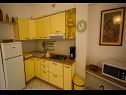 Appartamenti Daju - 3 colours: A1 plavi(2+2), A2 žuti(4+1), A3 narančasti(2) Zdrelac - Isola di Pasman  - Appartamento - A2 žuti(4+1): la cucina