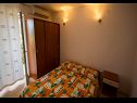 Appartamenti Daju - 3 colours: A1 plavi(2+2), A2 žuti(4+1), A3 narančasti(2) Zdrelac - Isola di Pasman  - Appartamento - A3 narančasti(2): la camera da letto