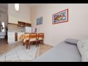 Appartamenti Suzana - green oasis; A1(2+2), A2(2+2) Zdrelac - Isola di Pasman  - Appartamento - A2(2+2): la cucina con la sala da pranzo