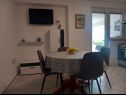 Appartamenti Igo - 40 m from pebble beach: SA1(2), A2(5) Kuciste - Peninsola di Peljesac  - Appartamento - A2(5): la sala da pranzo