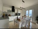 Appartamenti Sara - beyond the sea: A1(6) Orebic - Peninsola di Peljesac  - Appartamento - A1(6): la cucina con la sala da pranzo