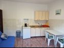 Appartamenti Vido - 150 m from beach: A1(2+2), A2(6+3) Trpanj - Peninsola di Peljesac  - Appartamento - A1(2+2): la cucina con la sala da pranzo