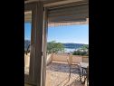 Casa vacanza Pet - 20m from the sea: H(6) Barbat - Isola di Rab  - Croazia - H(6): lo sguardo dalla terrazza