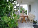 Appartamenti Rezikica - green oasis; A1(7), A2(9) Palit - Isola di Rab  - Appartamento - A1(7): la terrazza