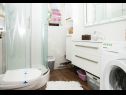 Appartamenti Mira - near sandy beach A1 (6) Supetarska Draga - Isola di Rab  - Appartamento - A1 (6): il bagno con la toilette
