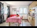 Appartamenti Adria - seafront & seaview: A1 Adriana (2+1), A2 Enzo (2+1) Lukovo Sugarje - Riviera Senj  - Appartamento - A1 Adriana (2+1): la cucina con la sala da pranzo