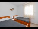 Appartamenti Mil - 30 m from beach: A1(2+2), SA2 novi(0+4), SA3(0+3) Ribarica - Riviera Senj  - Appartamento - A1(2+2): la camera da letto