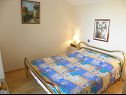 Appartamenti Ana - 5 m from beach: A1 Plavi(2+2), A2 Rozi(2+2) Ribarica - Riviera Senj  - Appartamento - A2 Rozi(2+2): la camera da letto